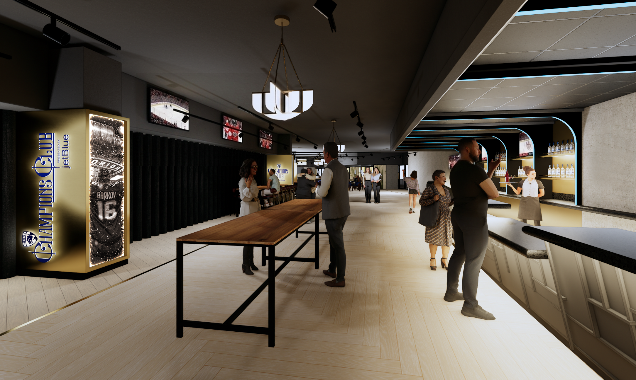 Champions Club bar and lounge